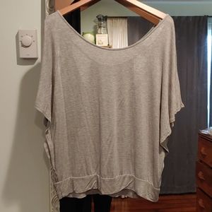 Maurices fancy back grey shirt
